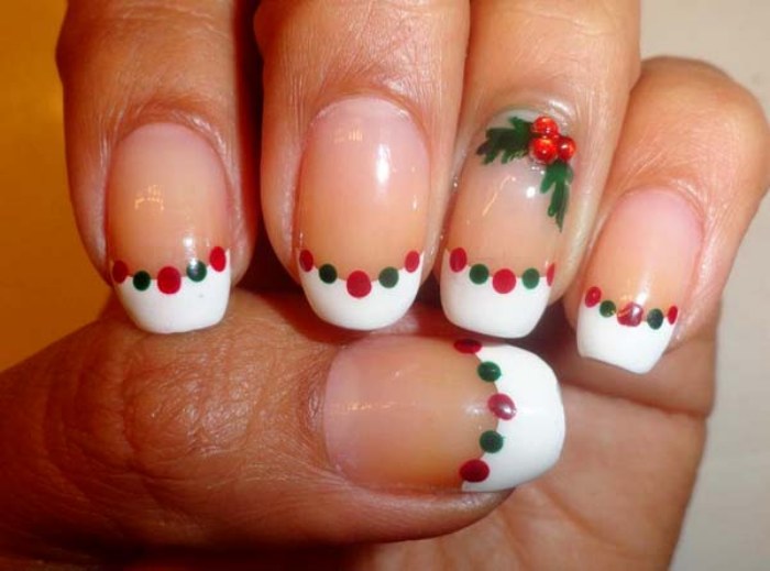 disenos unas navidad