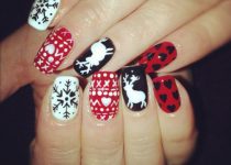 uñas diseños navideñas
