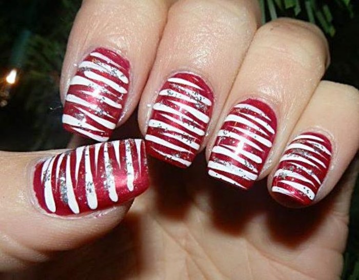 uñas diseños navideñas