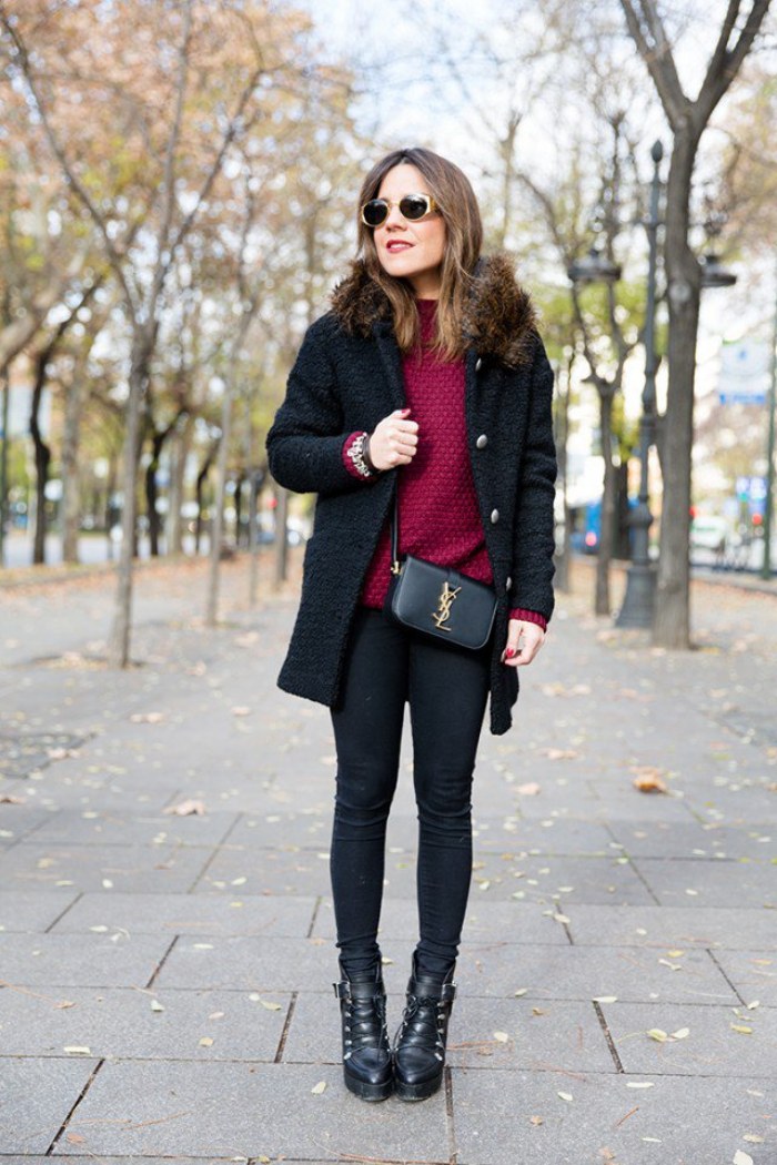 pantalones negros moda