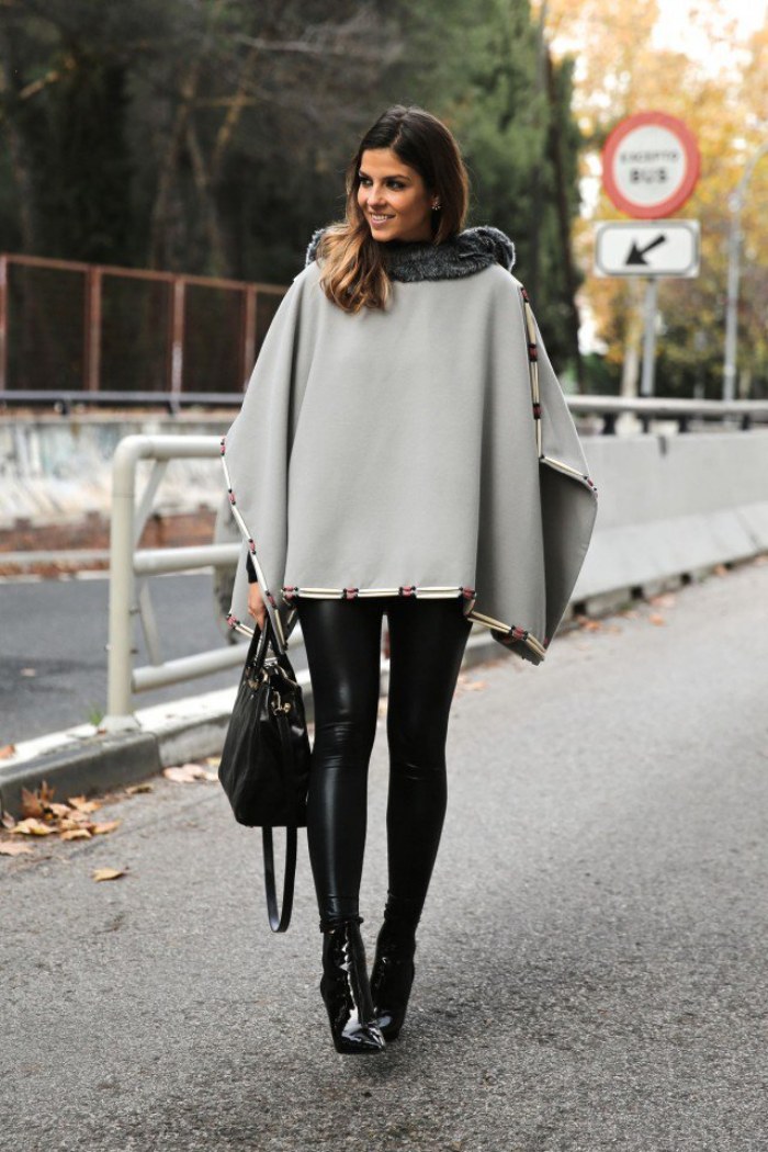 ponchos moda capas