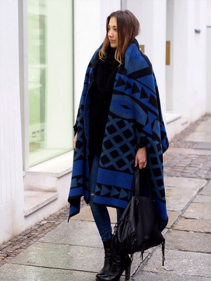 ponchos moda capas