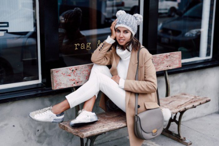 abrigos beige moda