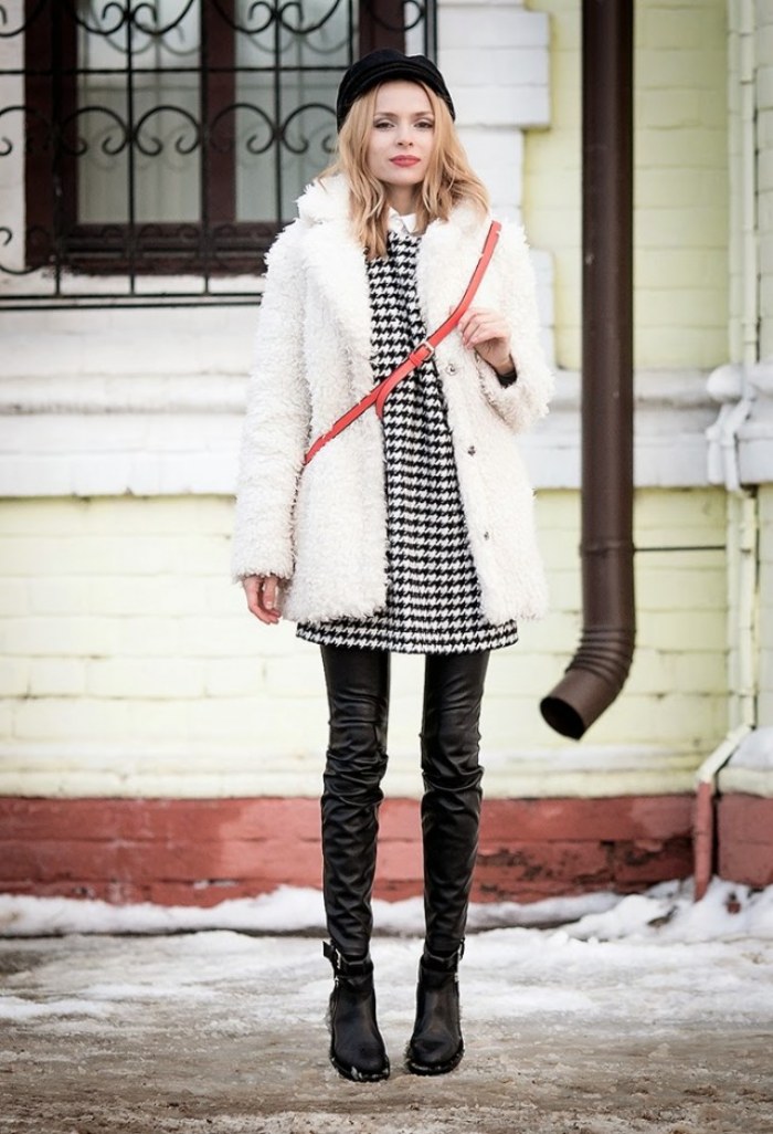 abrigos blancos invierno