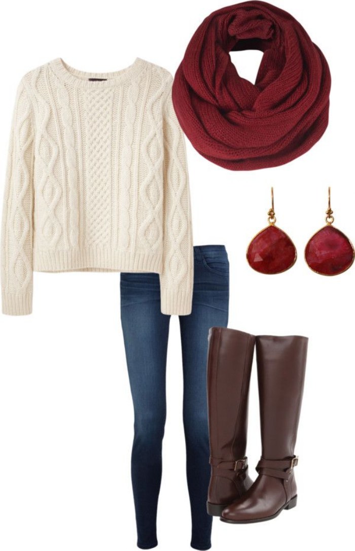 outfits polyvore invierno