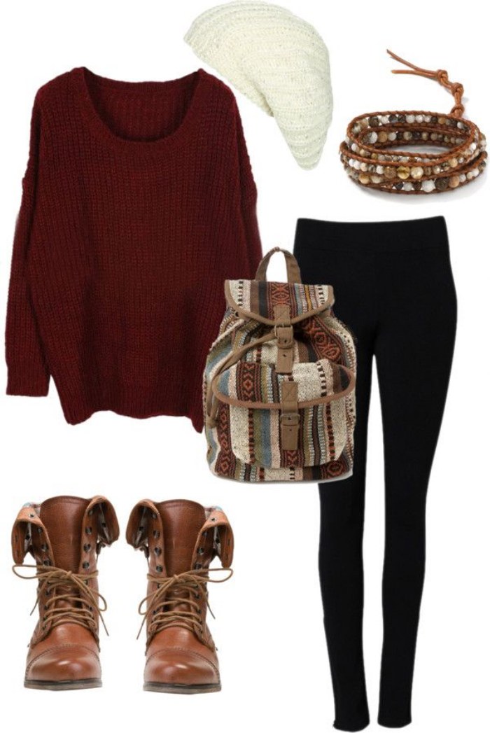 outfits polyvore invierno