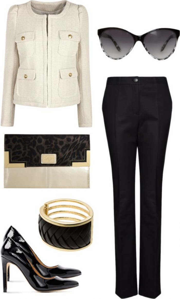 outfits trabajos polyvore