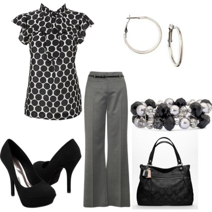 outfits trabajos polyvore
