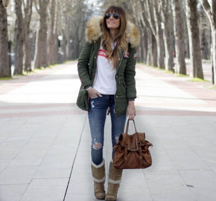 chaqueta parka moda