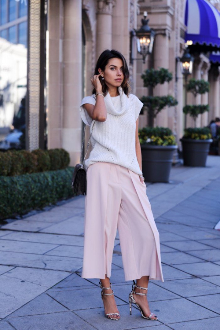 pantalones culottes moda